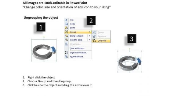 PowerPoint Layout Download Components Of Circular Ppt Template