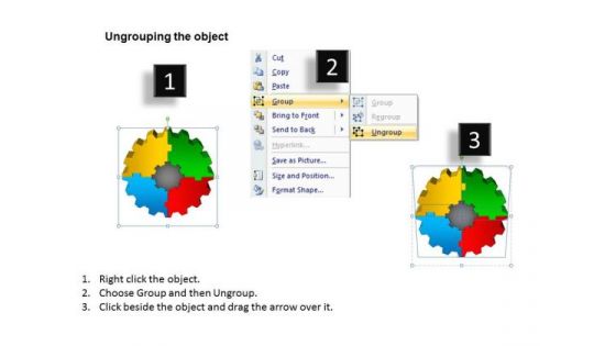 PowerPoint Layout Gears Process Ppt Presentation Designs
