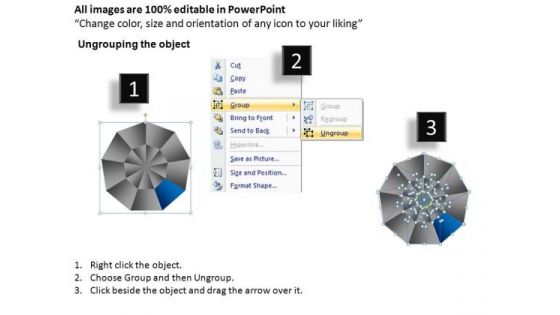 PowerPoint Layout Growth Circular Quadrant Ppt Design