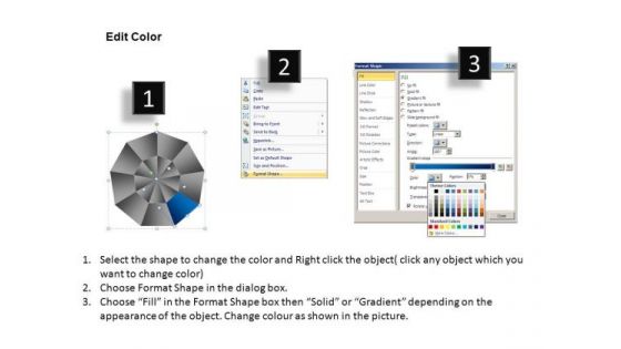 PowerPoint Layout Growth Circular Quadrant Ppt Design