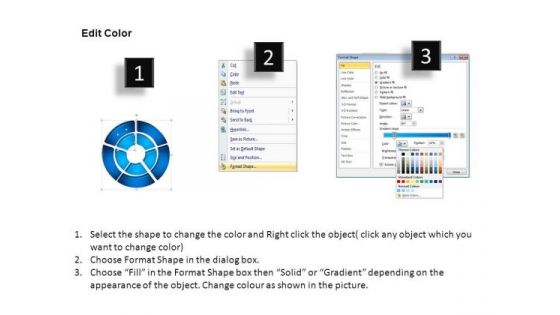 PowerPoint Layout Growth Double Ring Ppt Backgrounds