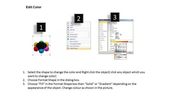 PowerPoint Layout Image Circular Puzzle Ppt Slide