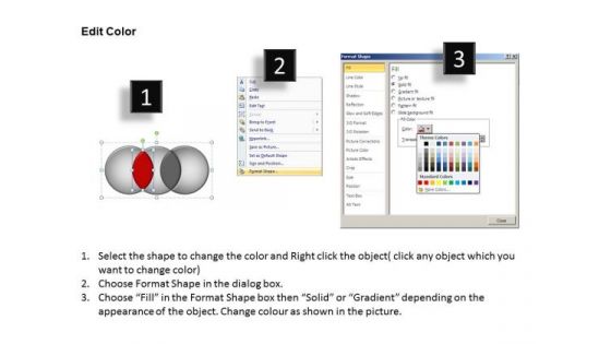 PowerPoint Layout Image Three Overlapping Ppt Template
