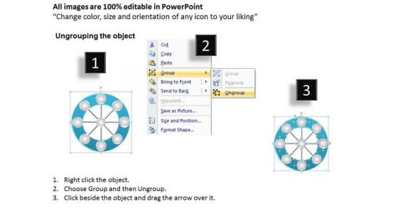 PowerPoint Layout Image Wheel Diagram Ppt Template
