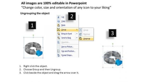 PowerPoint Layout Process Circular Chart Ppt Backgrounds