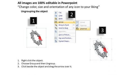 PowerPoint Layout Process Corporate Success Circular Arrows Ppt Themes