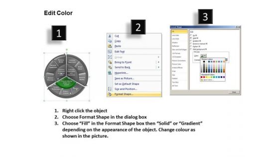 PowerPoint Layout Process Pie Chart Diagram Ppt Presentation