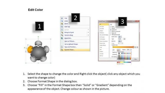 PowerPoint Layout Sales Circular Puzzle Ppt Slides