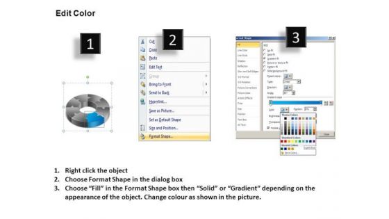 PowerPoint Layout Strategy Circular Chart Ppt Theme