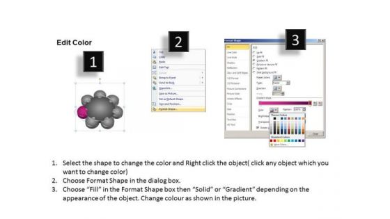 PowerPoint Layout Strategy Circular Puzzle Ppt Themes