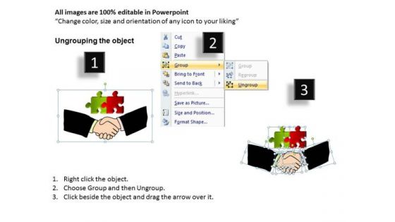PowerPoint Layout Strategy Handshake Ppt Design Slides