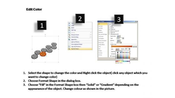 PowerPoint Layout Success Gears Process Ppt Backgrounds