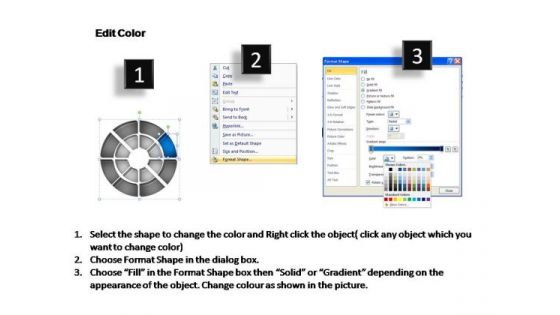 PowerPoint Layout Teamwork Double Ring Ppt Backgrounds