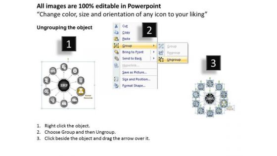 PowerPoint Layout Teamwork Enterprise Resource Ppt Designs