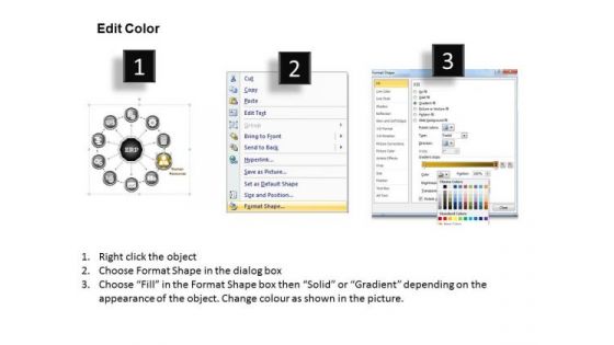 PowerPoint Layout Teamwork Enterprise Resource Ppt Designs