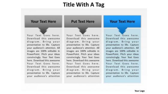 PowerPoint Layout Teamwork Title With A Tag Ppt Design