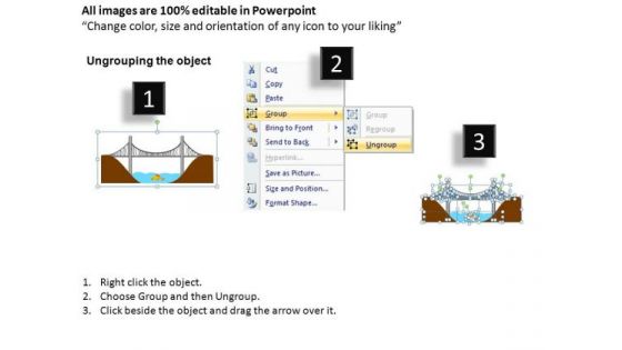 PowerPoint Layouts Business Leadership Bridge Closing Gap Ppt Themes