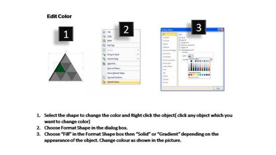 PowerPoint Layouts Business Triangle Process Ppt Layouts