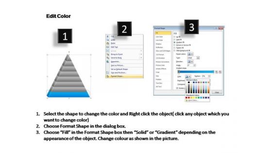 PowerPoint Layouts Chart Triangle Process Ppt Presentation