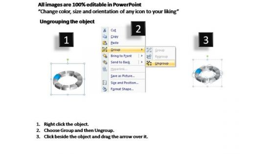 PowerPoint Layouts Circle Chart Ring Process Ppt Presentation