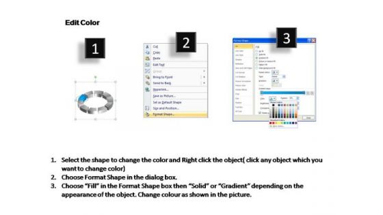 PowerPoint Layouts Circle Chart Ring Process Ppt Presentation