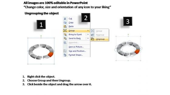 PowerPoint Layouts Circle Chart Ring Process Ppt Theme