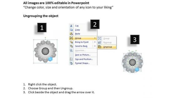 PowerPoint Layouts Circular Flow Diagram Ppt Template