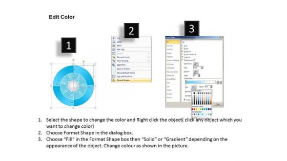 PowerPoint Layouts Circular Puzzle Process Diagram Ppt Theme