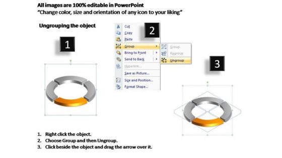 PowerPoint Layouts Company Ring Process Ppt Template