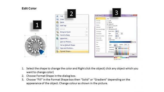 PowerPoint Layouts Company Round Chart Ppt Backgrounds