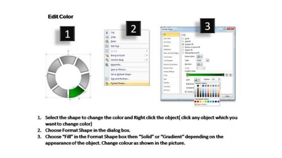 PowerPoint Layouts Diagram Circular Process Ppt Theme