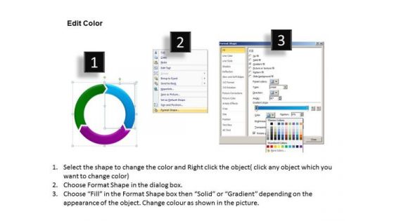 PowerPoint Layouts Diagram Cycle Diagram Ppt Process