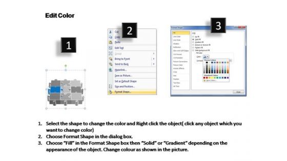 PowerPoint Layouts Download Puzzle Process Ppt Designs