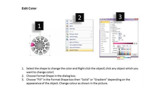 PowerPoint Layouts Download Round Chart Ppt Template