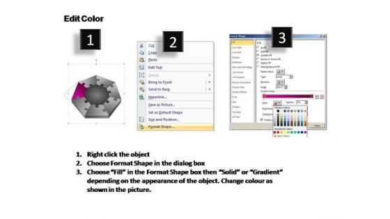 PowerPoint Layouts Editable Puzzle Structure Ppt Themes