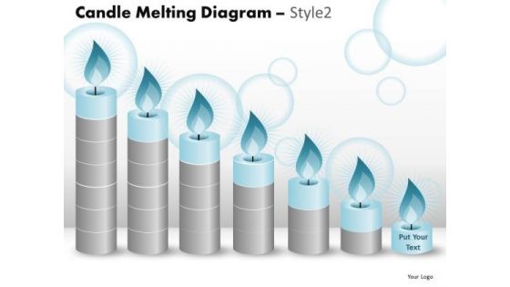 PowerPoint Layouts Education Candle Melting Ppt Slides
