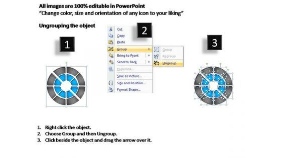 PowerPoint Layouts Education Double Ring Ppt Template