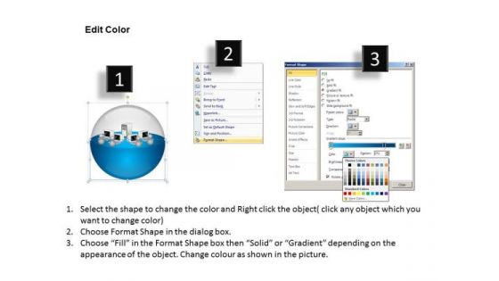 PowerPoint Layouts Executive Strategy Liquid In A Glass Sphere Ppt Design Slides