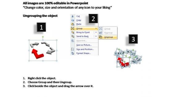 PowerPoint Layouts Growth Arrows Ppt Template