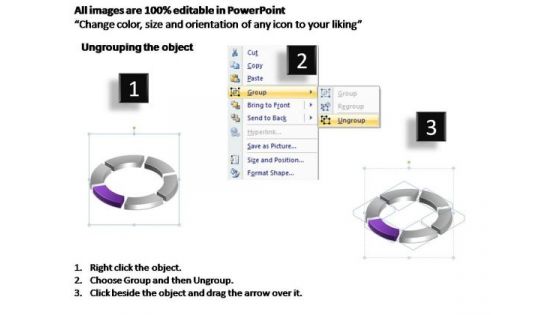 PowerPoint Layouts Growth Ring Process Ppt Design Slides