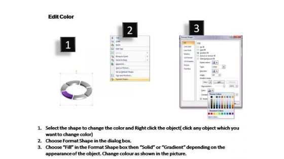 PowerPoint Layouts Growth Ring Process Ppt Design Slides