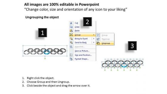 PowerPoint Layouts Growth Rings Ppt Design