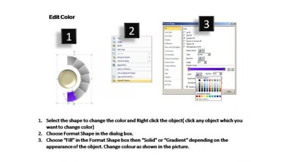 PowerPoint Layouts Growth Semi Circle Ppt Design Slides