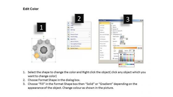 PowerPoint Layouts Growth Wheel And Spoke Process Ppt Backgrounds