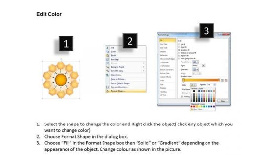 PowerPoint Layouts Image Hub And Spokes Process Ppt Template