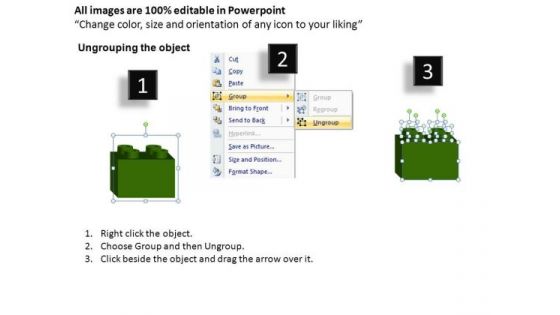 PowerPoint Layouts Leadership Lego Blocks Ppt Design