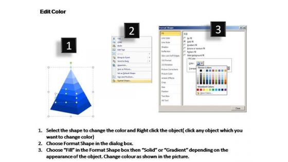 PowerPoint Layouts Leadership Pyramid Ppt Slide