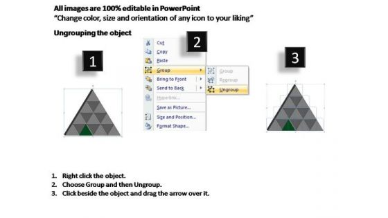 PowerPoint Layouts Marketing Triangle Process Ppt Slide Designs