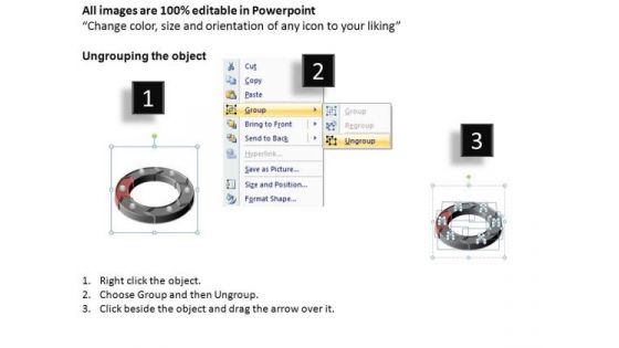 PowerPoint Layouts Process Circular Arrows Ppt Backgrounds