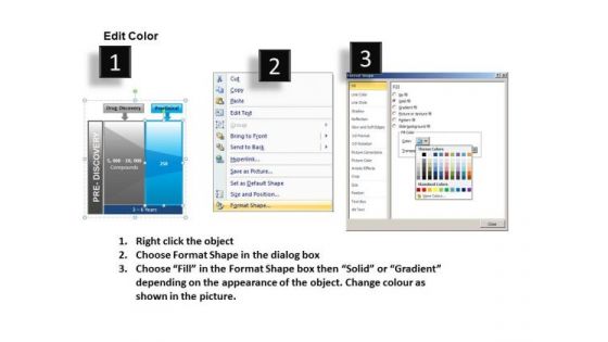 PowerPoint Layouts Process Drug Discovery Ppt Slides